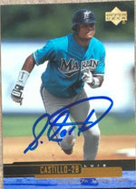 Luis Castillo Signed 2000 Upper Deck Baseball Card - Florida Marlins