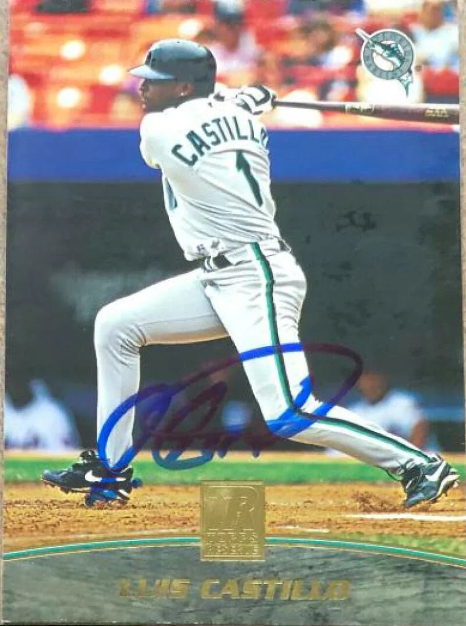 Luis Castillo Signed 2001 Topps Reserve Baseball Card - Florida Marlins