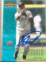 Luis Castillo Signed 2002 Upper Deck Ballpark Idols Baseball Card - Florida Marlins