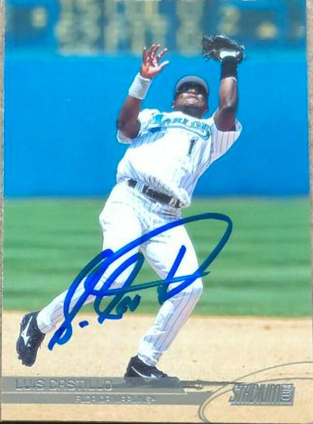 Luis Castillo Signed 2003 Stadium Club Baseball Card - Florida Marlins - PastPros