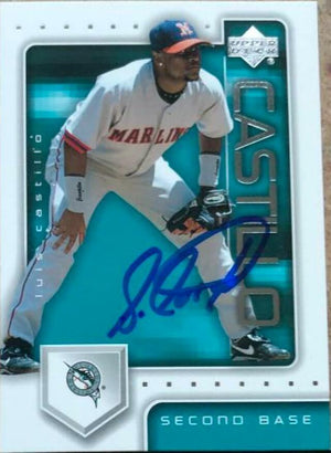 Luis Castillo Signed 2003 Upper Deck Post Baseball Card - Florida Marlins - PastPros