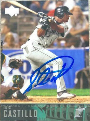 Luis Castillo Signed 2004 Upper Deck Baseball Card - Florida Marlins - PastPros