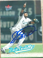Luis Castillo Signed 2005 Fleer Ultra Baseball Card - Florida Marlins - PastPros