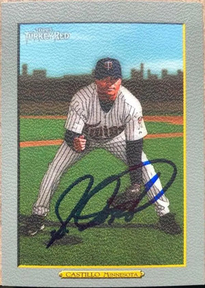 Luis Castillo Signed 2006 Topps Turkey Red Baseball Card - Minnesota Twins - PastPros