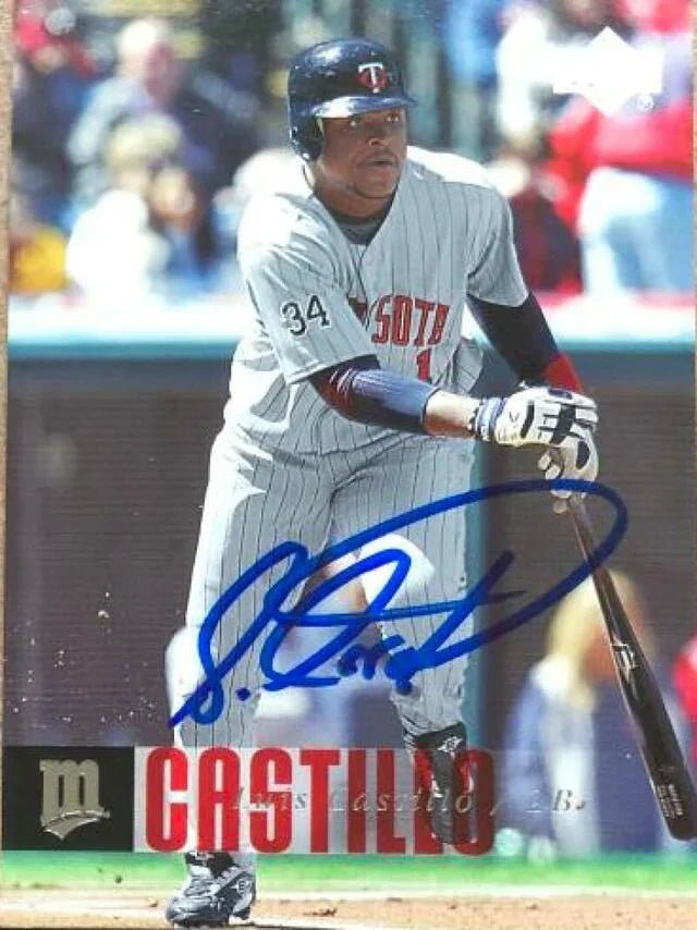 Luis Castillo Signed 2006 Upper Deck Baseball Card - Minnesota Twins