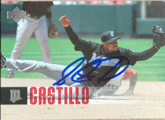 Luis Castillo Signed 2006 Upper Deck Baseball Card - Minnesota Twins - PastPros