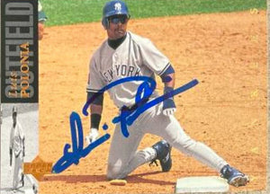 Luis Polonia Signed 1994 Upper Deck Baseball Card - New York Yankees - PastPros