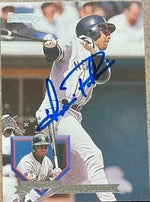 Luis Polonia Signed 1995 Donruss Baseball Card - New York Yankees