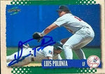 Luis Polonia Signed 1995 Score Baseball Card - New York Yankees