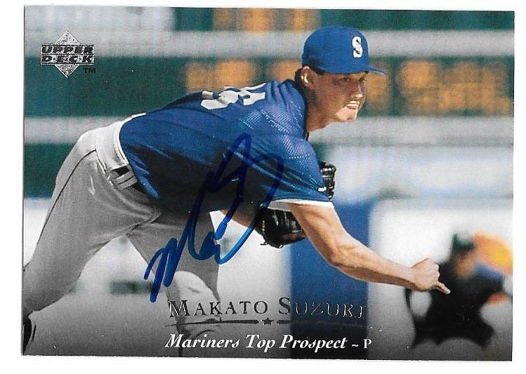 Mac Suzuki Signed 1995 Upper Deck Minors Baseball Card - Seattle Mariners - PastPros