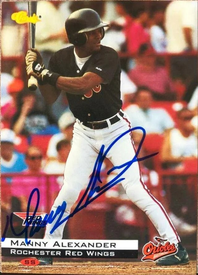 Manny Alexander Signed 1994 Classic Baseball Card - Baltimore Orioles