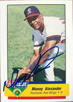Manny Alexander Signed 1994 Fleer Pro Cards Baseball Card