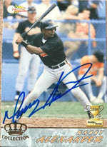 Manny Alexander Signed 1994 Pacific Crown Collection Baseball Card - Baltimore Orioles