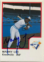 Manny Lee Signed 1986 ProCards Baseball Card - Knoxville Blue Jays