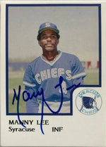 Manny Lee Signed 1986 ProCards Baseball Card - Syracuse Chiefs