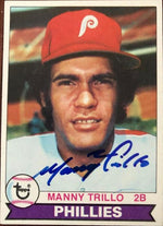 Manny Trillo Signed 1979 Topps Baseball Card - Philadelphia Phillies - PastPros