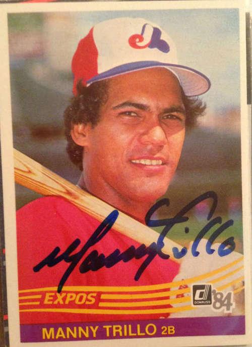 Manny Trillo Signed 1984 Donruss Baseball Card - Montreal Expos - PastPros