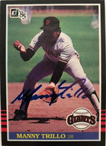 Manny Trillo Signed 1985 Donruss Baseball Card - San Francisco Giants - PastPros