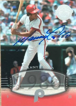 Manny Trillo Signed 2004 Upper Deck Legends Timeless Teams Baseball Card - Philadelphia Phillies