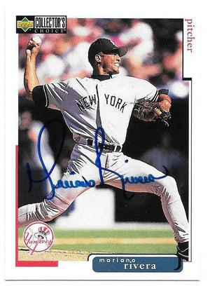 Mariano Rivera Signed 1998 Collector's Choice Baseball Card - New York Yankees