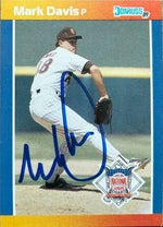 Mark Davis Signed 1989 Donruss All-Stars Baseball Card - San Diego Padres