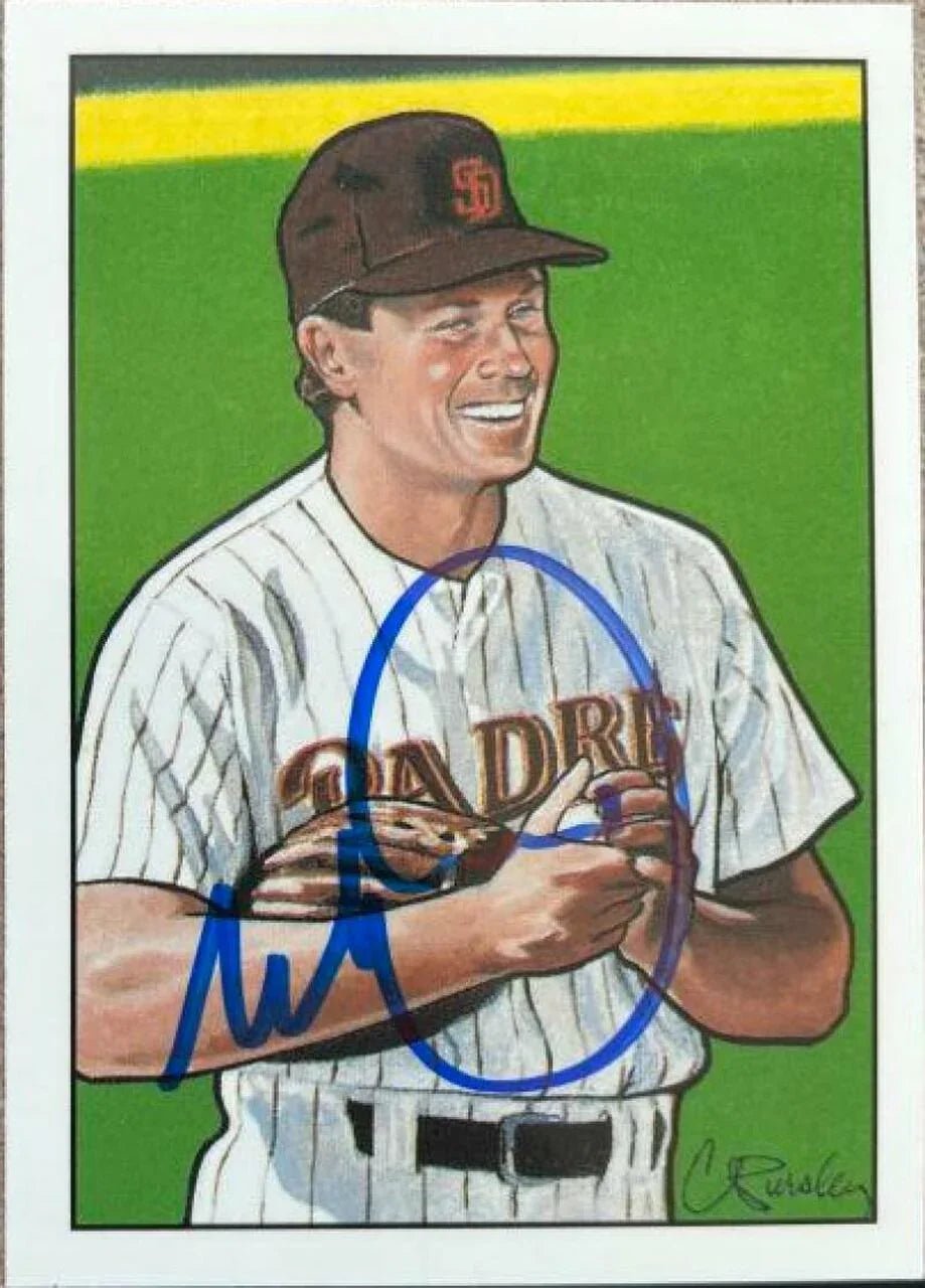 Mark Davis Signed 1990 Bowman Tiffany (Sweepstakes) Baseball Card - San Diego Padres