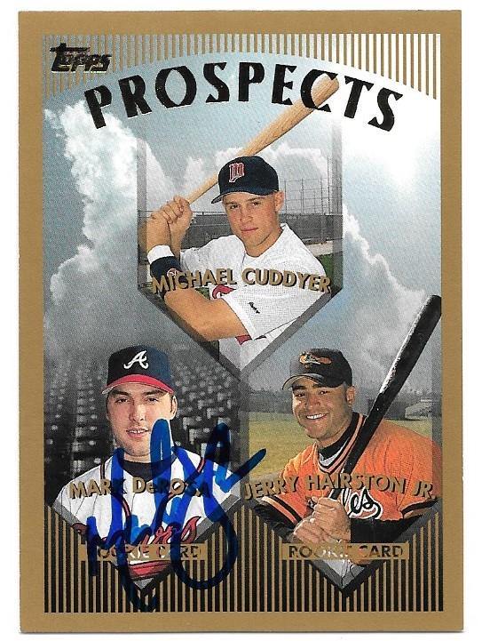 Mark DeRosa Signed 1998 Topps Baseball Card - Atlanta Braves - PastPros