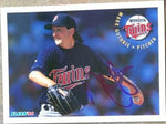 Mark Guthrie Signed 1994 Fleer Baseball Card - Minnesota Twins