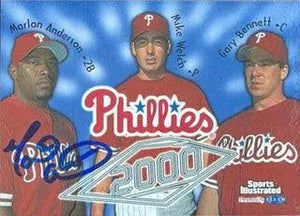 Marlon Anderson Signed 1999 Sports Illustrated Baseball Card - Philadelphia Phillies