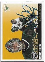 Marty Turco Signed 2002-03 Upper Deck Vintage Hockey Card - Dallas Stars - PastPros