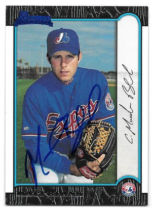 Matt Blank Signed 1999 Bowman Baseball Card - Montreal Expos - PastPros