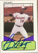 Mel Rojas Signed 1990 Pro Cards Baseball Card - Montreal Expos
