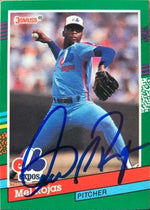 Mel Rojas Signed 1991 Donruss Baseball Card - Montreal Expos