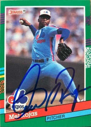 Mel Rojas Signed 1991 Donruss Baseball Card - Montreal Expos