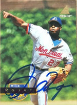 Mel Rojas Signed 1994 Pinnacle Baseball Card - Montreal Expos