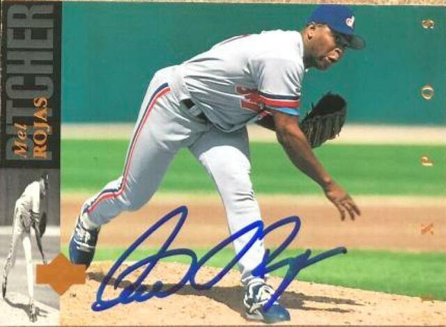 Mel Rojas Signed 1994 Upper Deck Baseball Card - Montreal Expos - PastPros
