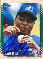 Mel Rojas Signed 1995 Score Baseball Card - Montreal Expos