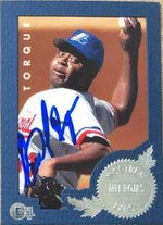 Mel Rojas Signed 1996 E-Motion XL Baseball Card - Montreal Expos - PastPros