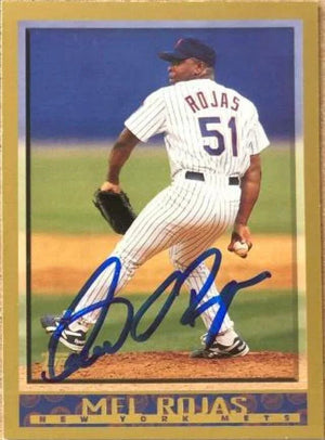 Mel Rojas Signed 1998 Topps Baseball Card - New York Mets