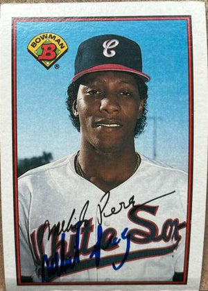 Melido Perez Signed 1989 Bowman Baseball Card - Chicago White Sox - PastPros
