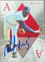 Melido Perez Signed 1993 Score Select Aces Baseball Card - New York Yankees - PastPros