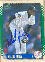 Melido Perez Signed 1995 Score Baseball Card - New York Yankees
