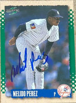 Melido Perez Signed 1995 Score Baseball Card - New York Yankees - PastPros
