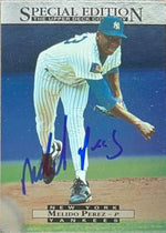 Melido Perez Signed 1995 Upper Deck Special Edition Baseball Card - New York Yankees