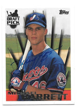 Michael Barrett Signed 1996 Topps Baseball Card - Montreal Expos