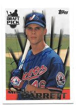Michael Barrett Signed 1996 Topps Baseball Card - Montreal Expos - PastPros