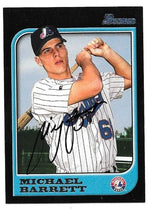 Michael Barrett Signed 1997 Bowman Baseball Card - Montreal Expos