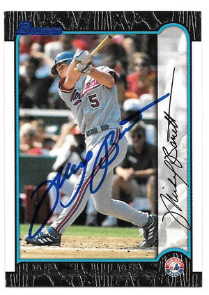 Michael Barrett Signed 1999 Bowman Baseball Card - Montreal Expos - PastPros