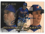 Michael Barrett Signed 1999 Flair Showcase Row 1 Baseball Card - Montreal Expos