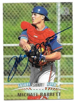 Michael Barrett Signed 1999 Stadium Club Baseball Card - Montreal Expos